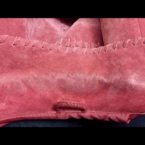 Cute pink suede jacket by Bernardo in small - Picture 5 of 5